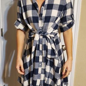 Flannel dress
